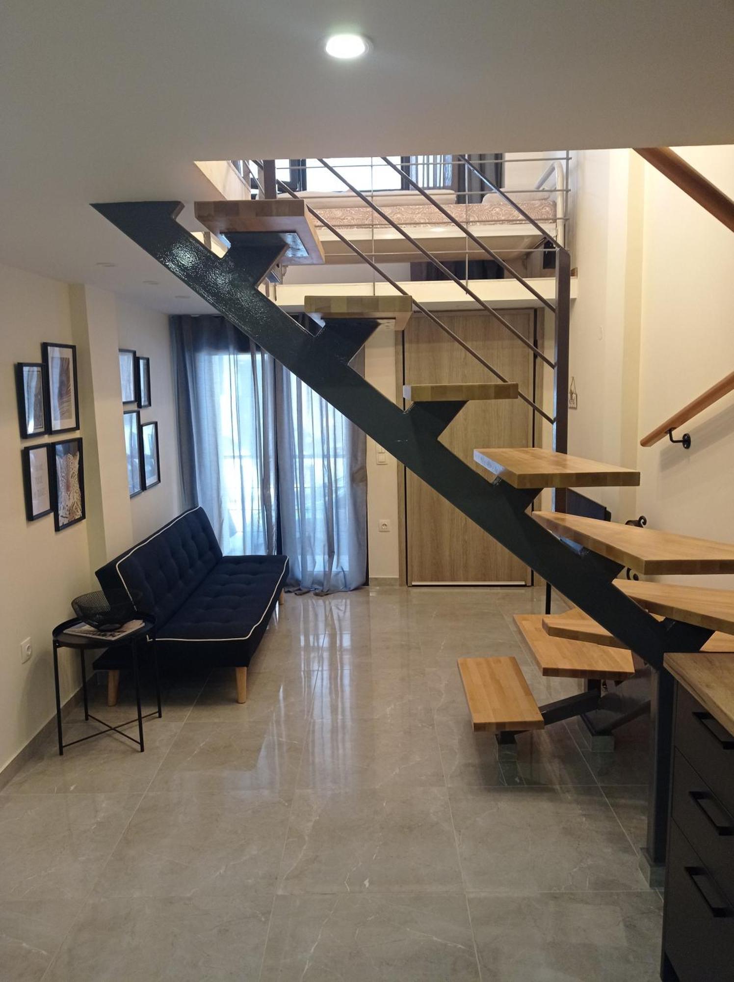 Minimal Two-Floor Apartment Thessaloniki Exterior photo